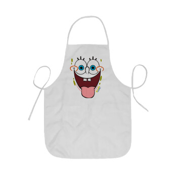 Μπομπ Σφουγγαράκης χαμόγελο, Ποδιά Σεφ ολόσωμη κοντή  Παιδική (44x62cm)