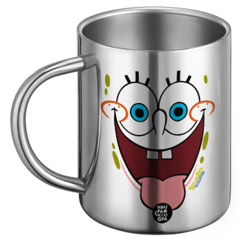 SpongeBob SquarePants smile, BIG Mug Stainless steel double wall (450ml)