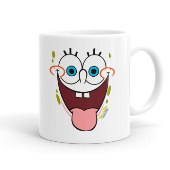 SpongeBob SquarePants smile, Ceramic coffee mug, 330ml (1pcs)
