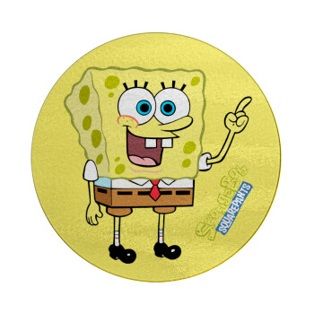 Μπομπ Σφουγγαράκης character, Επιφάνεια κοπής γυάλινη στρογγυλή (30cm)