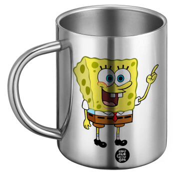 SpongeBob SquarePants character, BIG Mug Stainless steel double wall (450ml)
