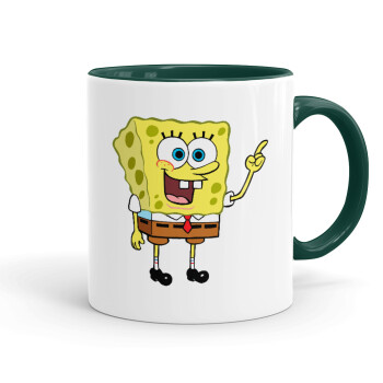SpongeBob SquarePants character, Mug colored green, ceramic, 330ml