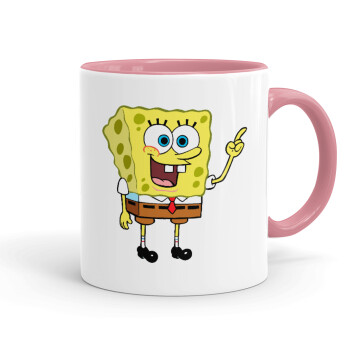SpongeBob SquarePants character, Mug colored pink, ceramic, 330ml