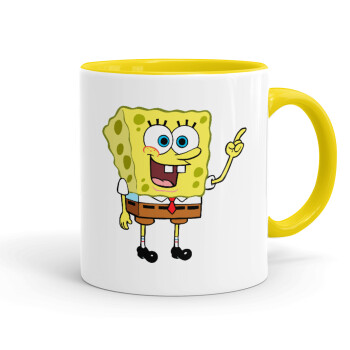 SpongeBob SquarePants character, Mug colored yellow, ceramic, 330ml