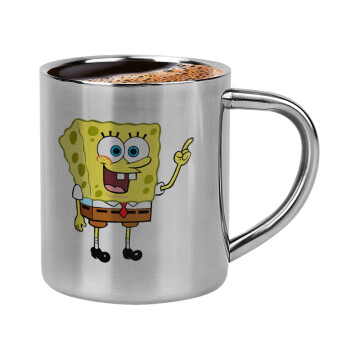 SpongeBob SquarePants character, Double-wall metal cup for espresso (220ml)