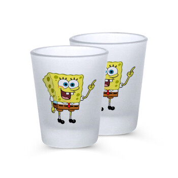 SpongeBob SquarePants character, Σφηνοπότηρα γυάλινα 45ml του πάγου (2 τεμάχια)