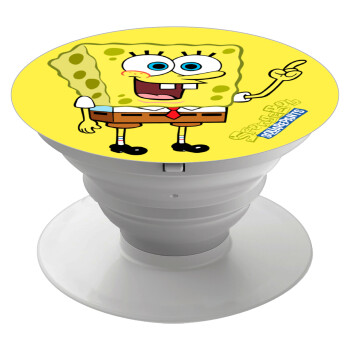 SpongeBob SquarePants character, Phone Holders Stand  White Hand-held Mobile Phone Holder