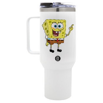SpongeBob SquarePants character, Mega Stainless steel Tumbler with lid, double wall 1,2L