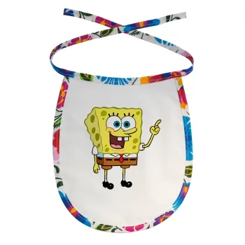 Μπομπ Σφουγγαράκης character, Σαλιάρα μωρού αλέκιαστη με κορδόνι Χρωματιστή