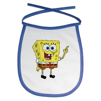 Μπομπ Σφουγγαράκης character, Σαλιάρα μωρού αλέκιαστη με κορδόνι Μπλε