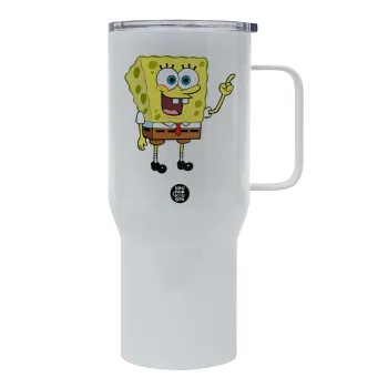 Μπομπ Σφουγγαράκης character, Tumbler με καπάκι, διπλού τοιχώματος (θερμό) 750L