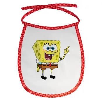 SpongeBob SquarePants character, Σαλιάρα μωρού αλέκιαστη με κορδόνι Κόκκινη