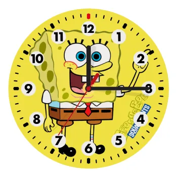 SpongeBob SquarePants character, Wooden wall clock (20cm)