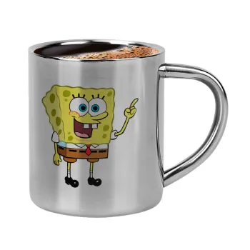 SpongeBob SquarePants character, Double-wall metal cup for espresso (220ml)