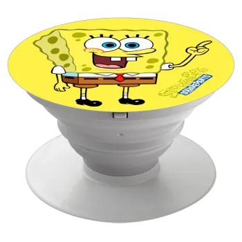 SpongeBob SquarePants character, Phone Holders Stand  White Hand-held Mobile Phone Holder