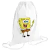Backpack pouch GYMBAG white (28x40cm)