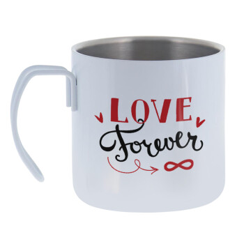 Love forever ∞, Mug Stainless steel double wall 400ml
