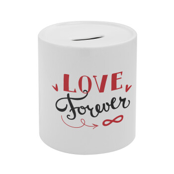 Love forever ∞, Κουμπαράς πορσελάνης με τάπα