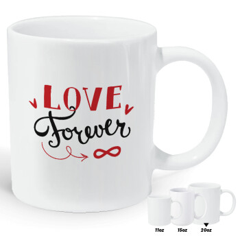 Love forever ∞, Κούπα Giga, κεραμική, 590ml
