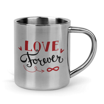 Love forever ∞, Mug Stainless steel double wall 300ml