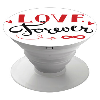 Love forever ∞, Phone Holders Stand  White Hand-held Mobile Phone Holder