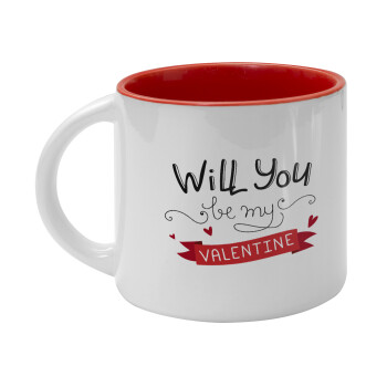 Will you be my Valentine???, Κούπα κεραμική 400ml
