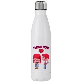 Couple, I love you, Stainless steel, double-walled, 750ml