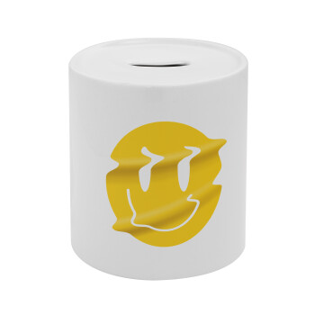 Smile avatar distrorted, Κουμπαράς πορσελάνης με τάπα