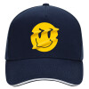 DRILL Adult Ultimate Hat BLUE/WHITE, (100% COTTON, ADULT, UNISEX, ONE SIZE)