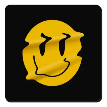 Smile avatar distrorted, Τετράγωνο μαγνητάκι ξύλινο 9x9cm