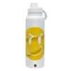 1L Stainless Steel Thermal Bottle with Phone Holder & Double Wall Insulation