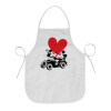 Mickey & Minnie love car, Ποδιά Σεφ Ολόσωμη κοντή Ενηλίκων (63x75cm)