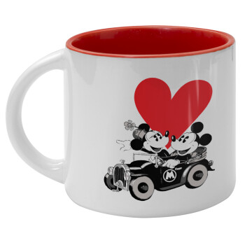 Mickey & Minnie love car, Κούπα κεραμική 400ml
