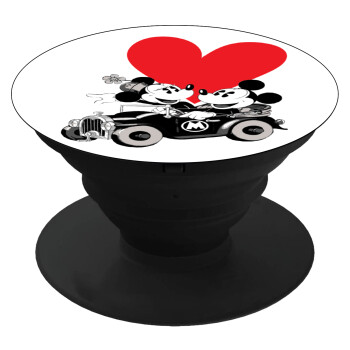 Mickey & Minnie love car, Phone Holders Stand  Μαύρο Βάση Στήριξης Κινητού στο Χέρι