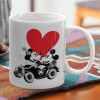  Mickey & Minnie love car