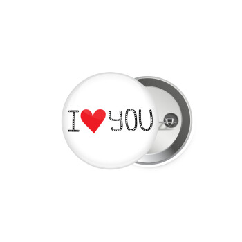 I Love You small dots, Κονκάρδα παραμάνα 5cm