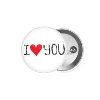 I Love You small dots, Κονκάρδα παραμάνα 5.9cm