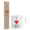 Easter Set, Ceramic Cup (330ml) & Easter aromatic flat candle (30cm) (GRAY)