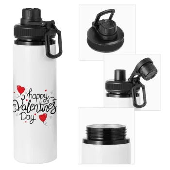 Happy Valentines Day!!!, Metal water bottle with safety cap, aluminum 850ml