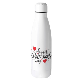 Happy Valentines Day!!!, Metal mug thermos (Stainless steel), 500ml