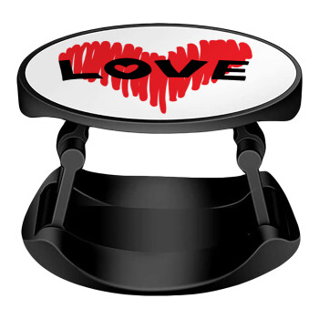 I Love You red heart, Phone Holders Stand  Stand Hand-held Mobile Phone Holder