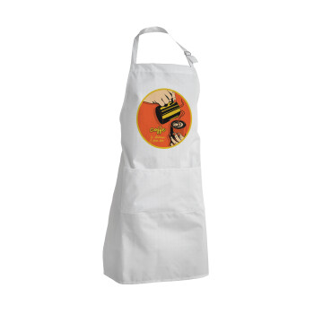 Coffe is always a good idea vintage poster, Adult Chef Apron (with sliders and 2 pockets)