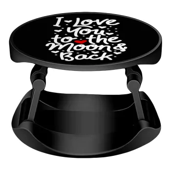 I love you to the moon and back with hearts, Phone Holders Stand  Stand Hand-held Mobile Phone Holder