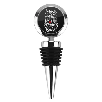 I love you to the moon and back with hearts, Πώμα φιάλης μεταλλικό
