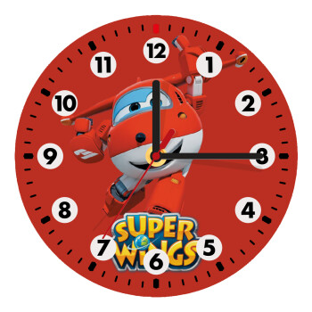 Super Wings, Ρολόι τοίχου ξύλινο (20cm)