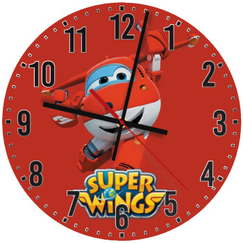 Super Wings, Ρολόι τοίχου ξύλινο (30cm)