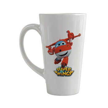 Super Wings, Κούπα κωνική Latte Μεγάλη, κεραμική, 450ml