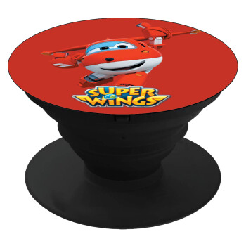 Super Wings, Phone Holders Stand  Black Hand-held Mobile Phone Holder