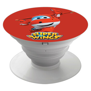Super Wings, Phone Holders Stand  White Hand-held Mobile Phone Holder