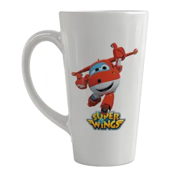Super Wings, Κούπα κωνική Latte Μεγάλη, κεραμική, 450ml